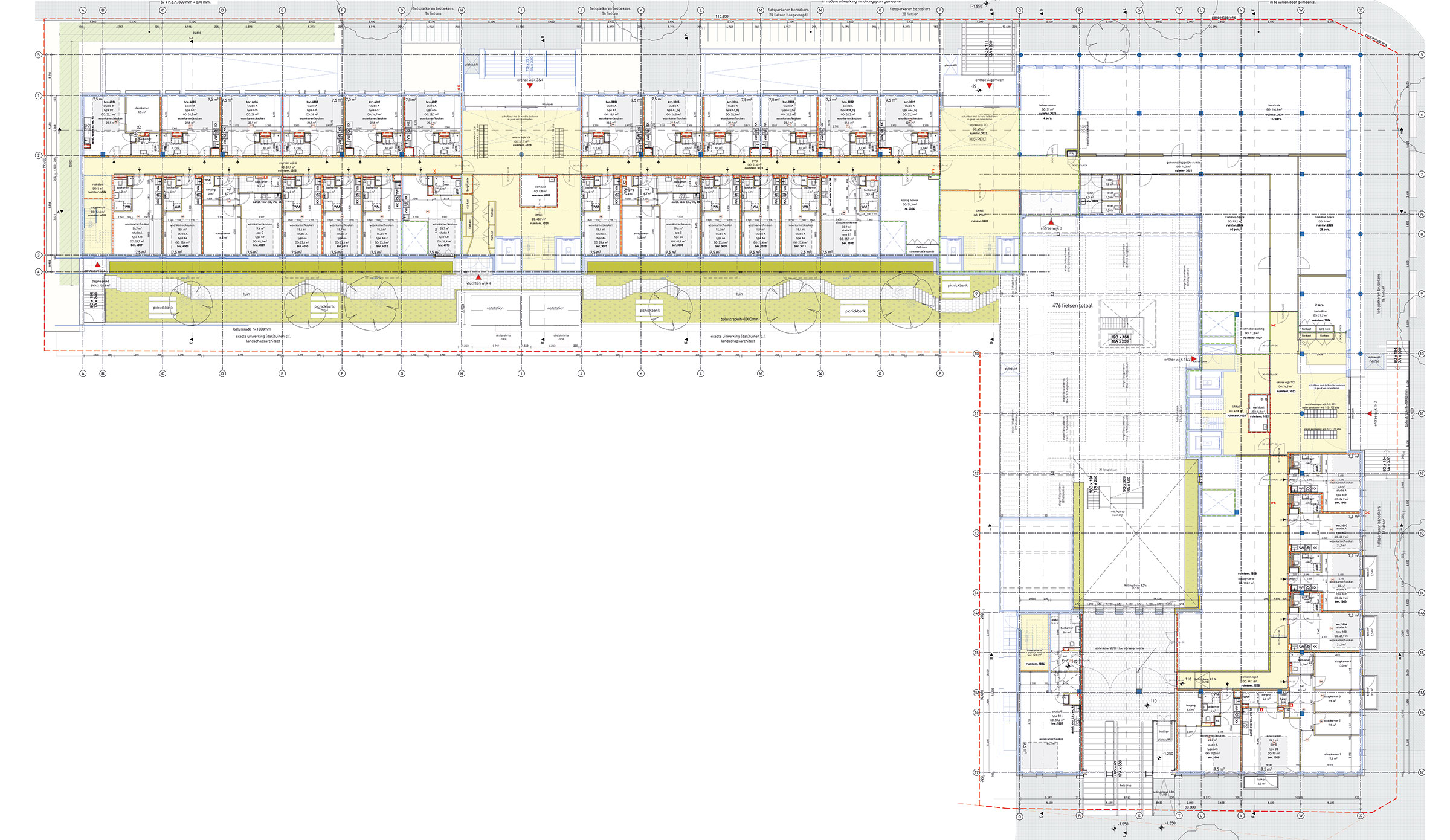 Project Verrijn Stuartlaan Plattegrond BG